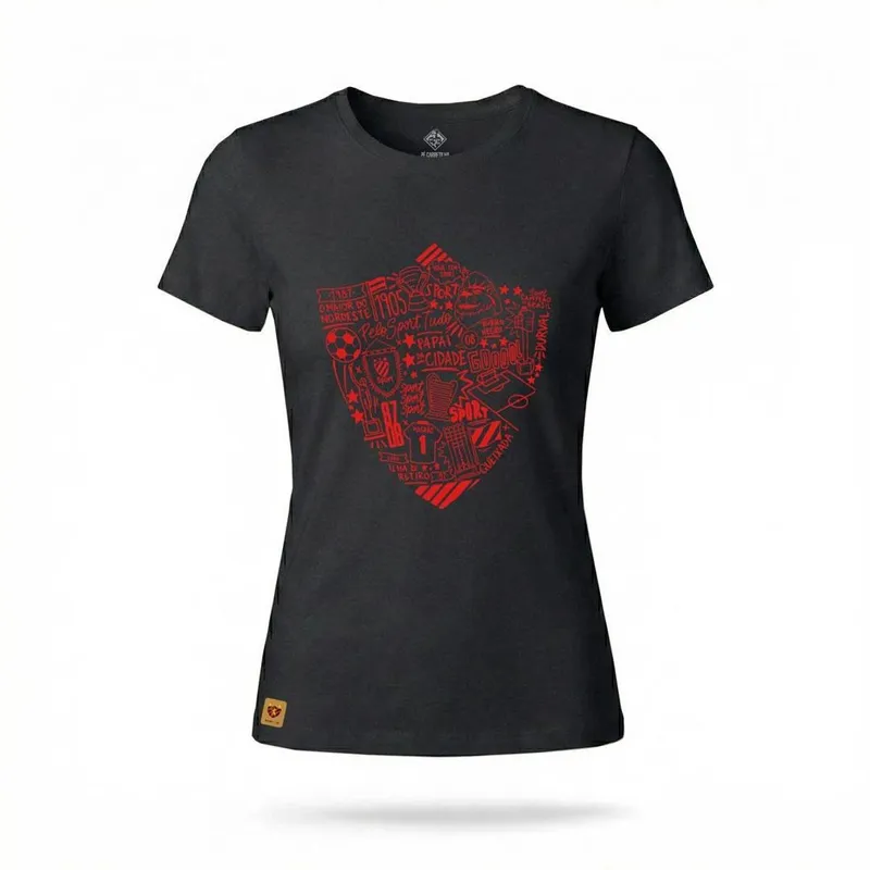 Camiseta Sport | ESCUDO - Feminina | Zé Carretilha