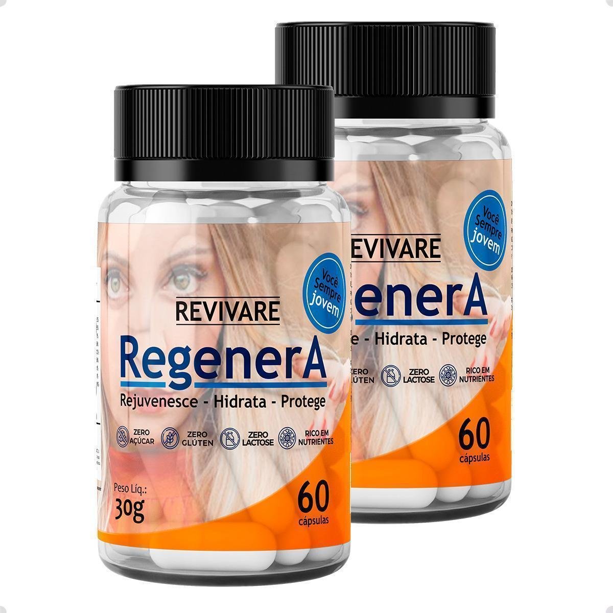Kit 2x Regenera Rejuvenescedor Multivitamínico 60Caps