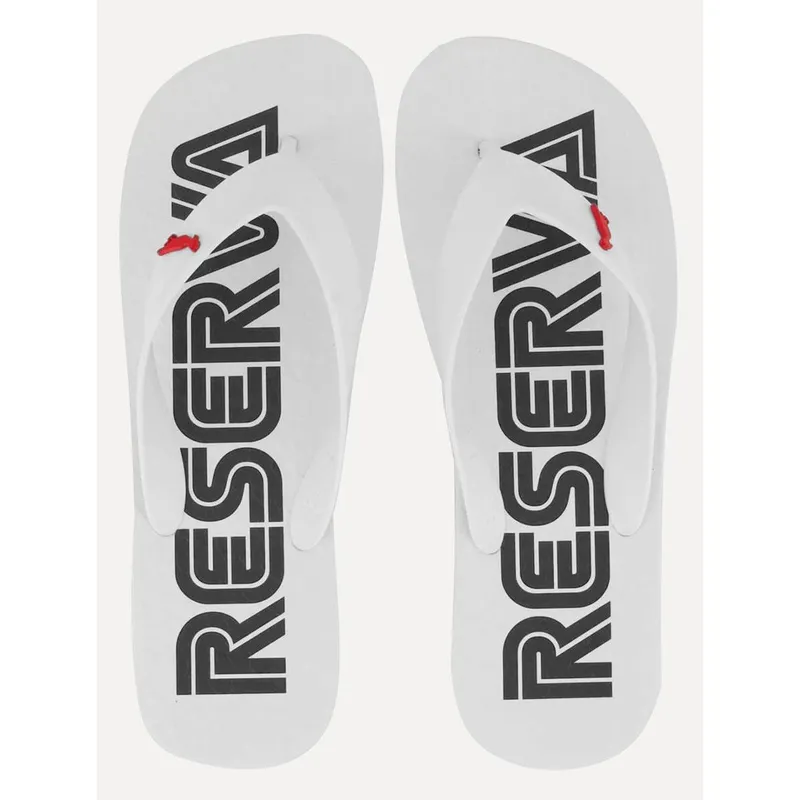 Chinelo Reserva Masculino Contorno Branco