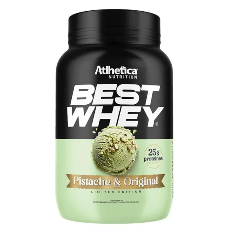 Best Whey Isolado Hidro Pistache Original 900g - Atlhetica