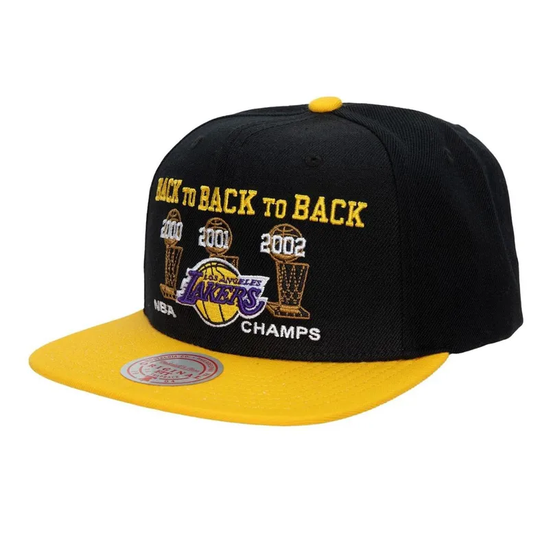 Boné Mitchell & Ness NBA Champs HWC Los Angeles Lakers Masculino