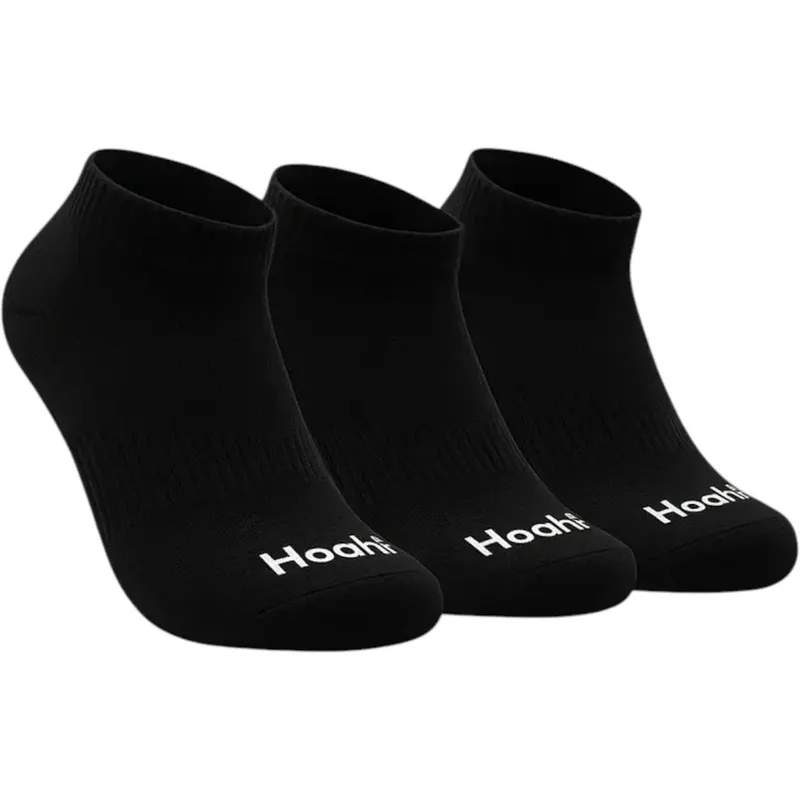 Meia Kit 3 Pares Unissex Esportiva Casual Dia a Dia Atoalhada Calcanhar Verdadeiro Cano Hoahi 004how
