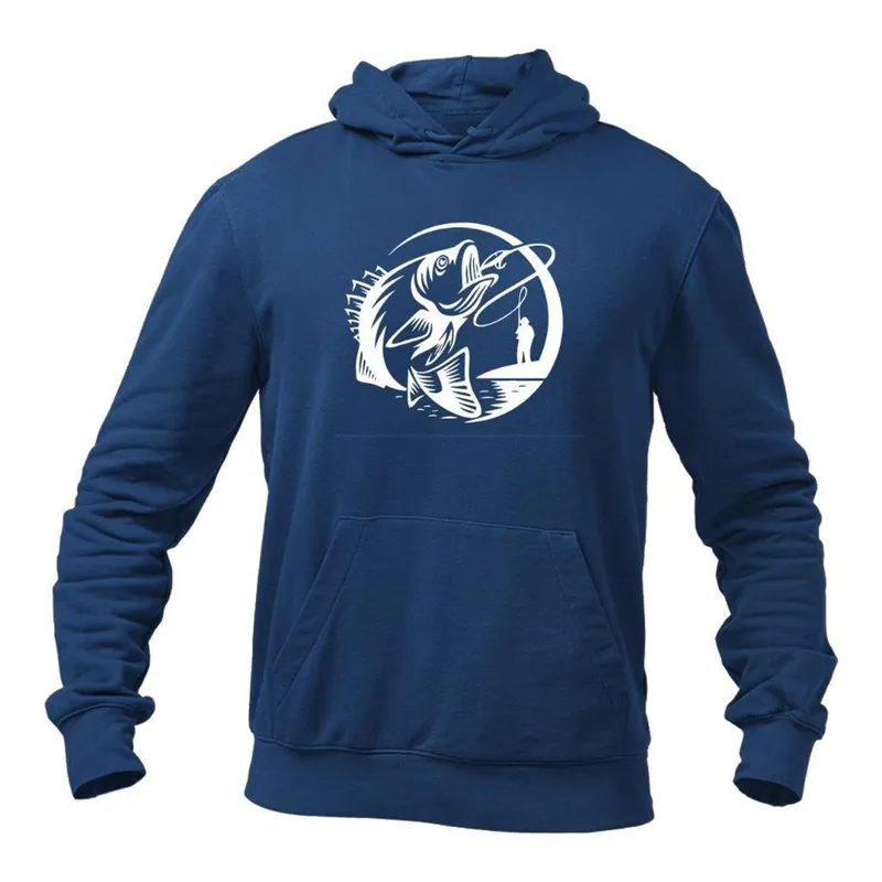 Moletom Masculino Blusa Agasalho de Frio Pescaria Pesca