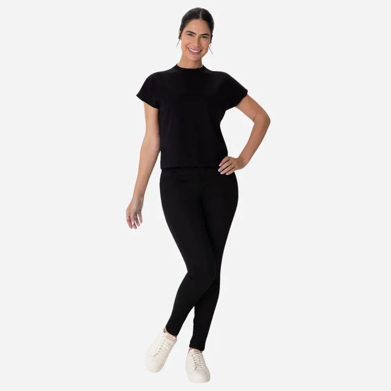 Calça Feminina Skinny Em Sarja Com Elastano - Malwee