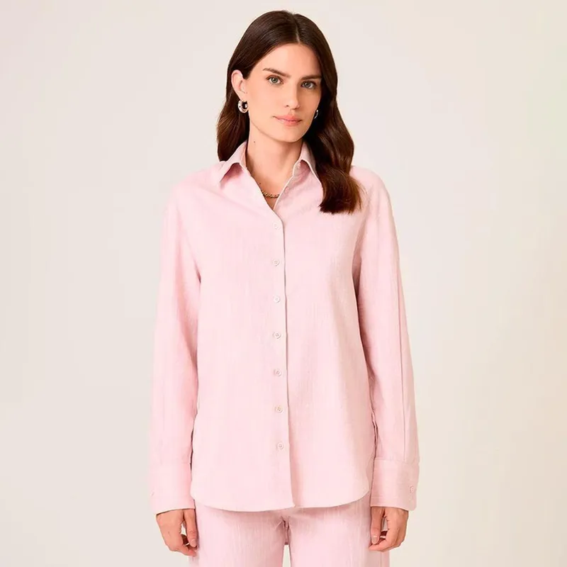 Camisa Dudalina Sf Ampla Lisa Ana Feminino