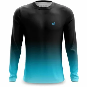 Camiseta Masculina Manga Longa Proteção UV Térmica Caminhada