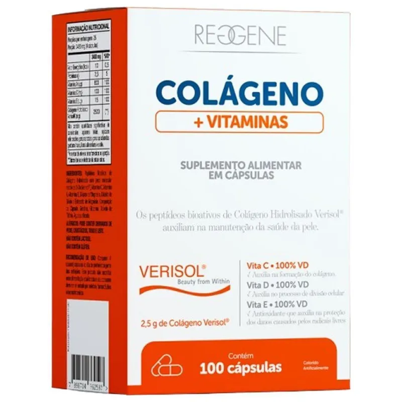 Colágeno Verisol + Vitaminas - 60 Cápsulas - Katiguá