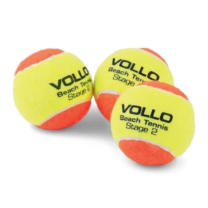 Bola De Beach Tennis Com 3 Unidades Vbt001 Vollo