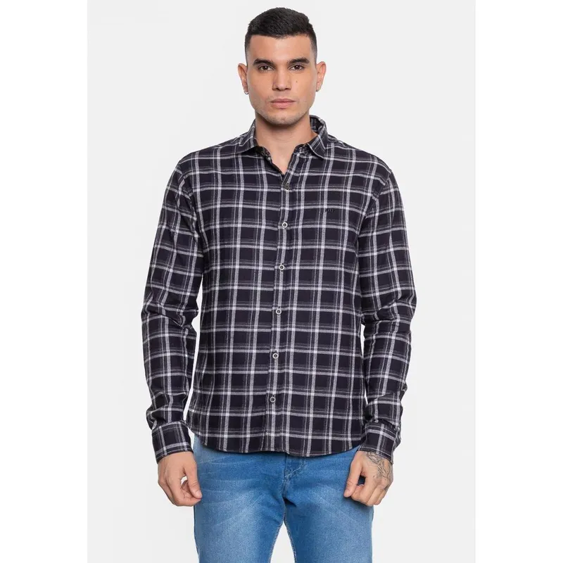 Camisa HD Manga Longa Flanelada Xadrez Masculino