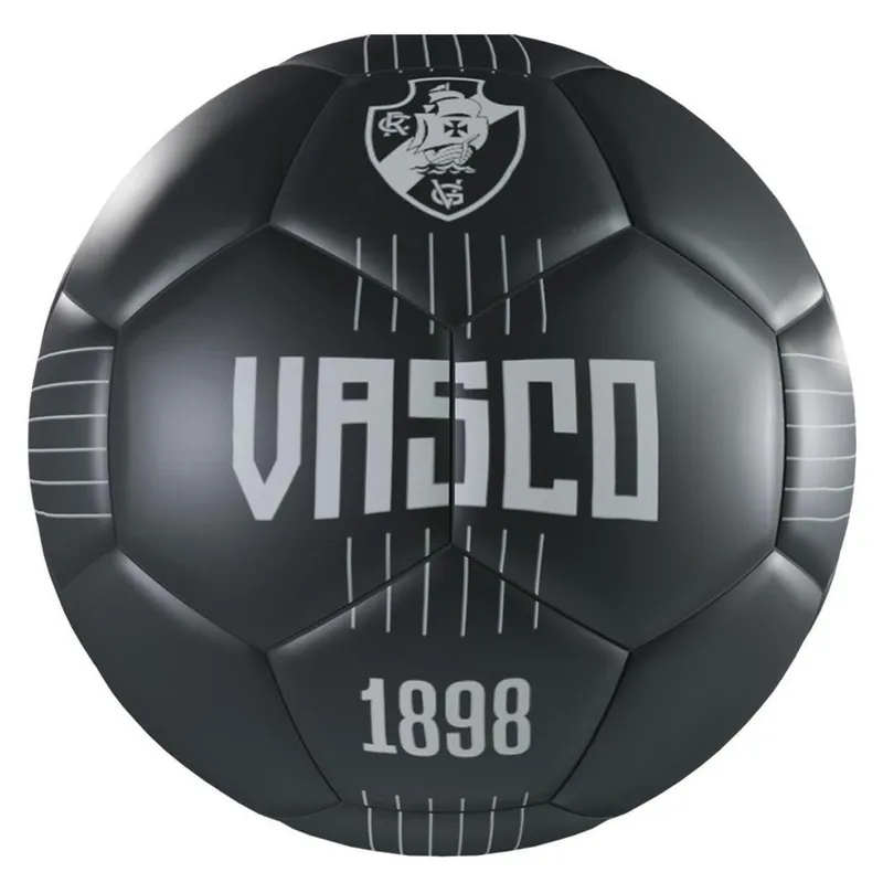 Bola De Futebol De Campo Black Vasco Da Gama N5