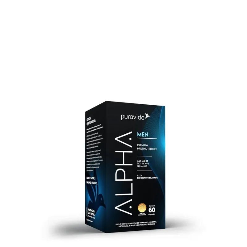 Alpha Men Novo (60 Cápsulas) - Pura Vida