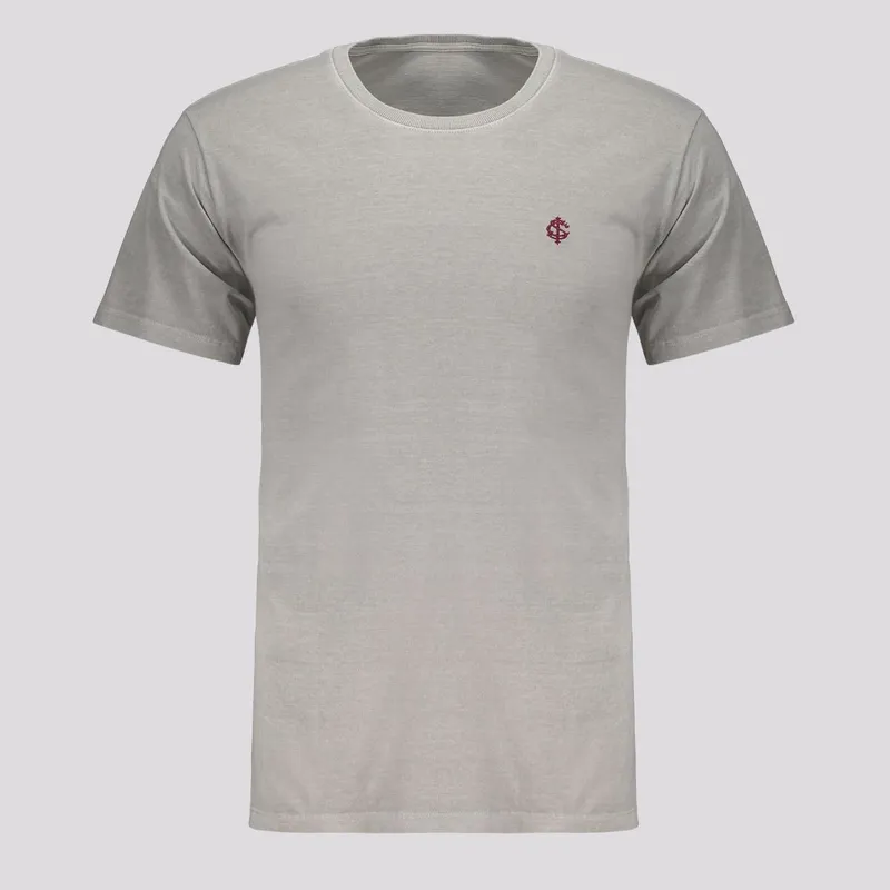 Camiseta Internacional Tinturada Cinza