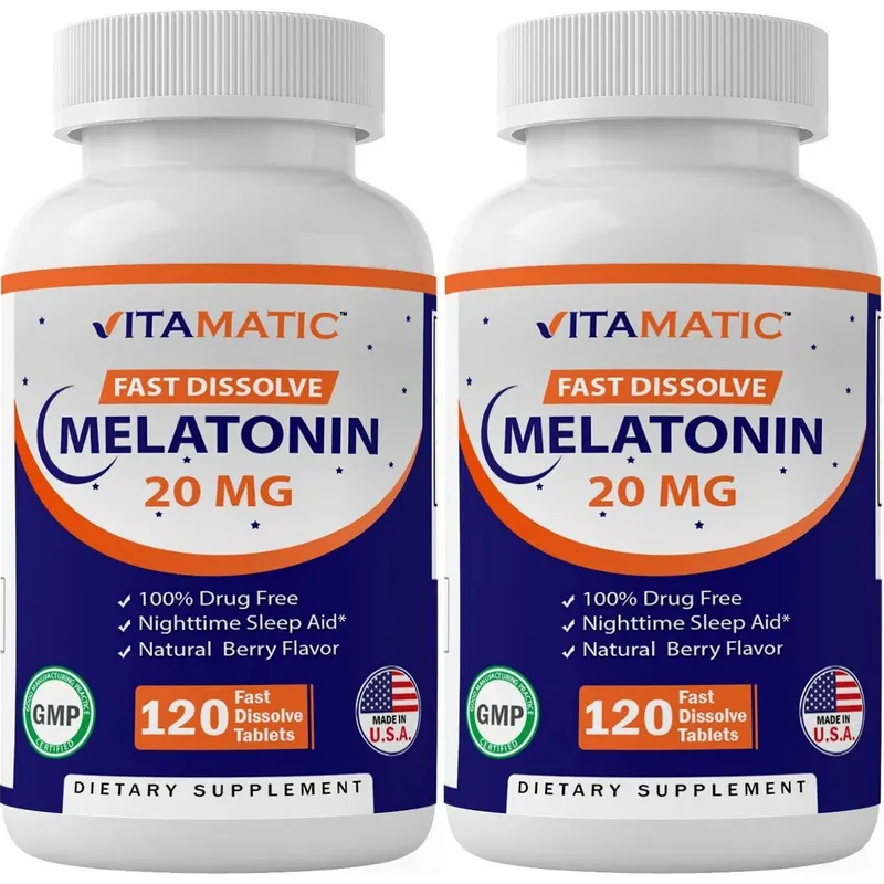 Suplemento Vitamatic 20 Mg De Dissolução Rápida 120 Comprimidos