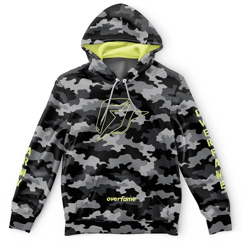 Moletom Canguru Army Snow Camuflagem