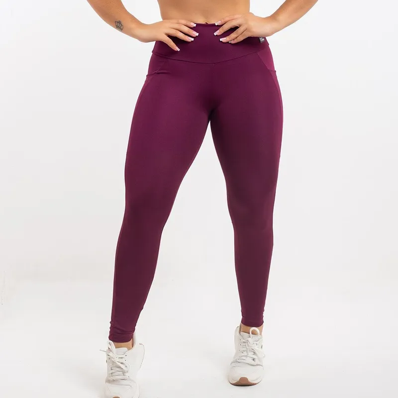 Calça Legging que Não Fica Transparente com Bolso Viére
