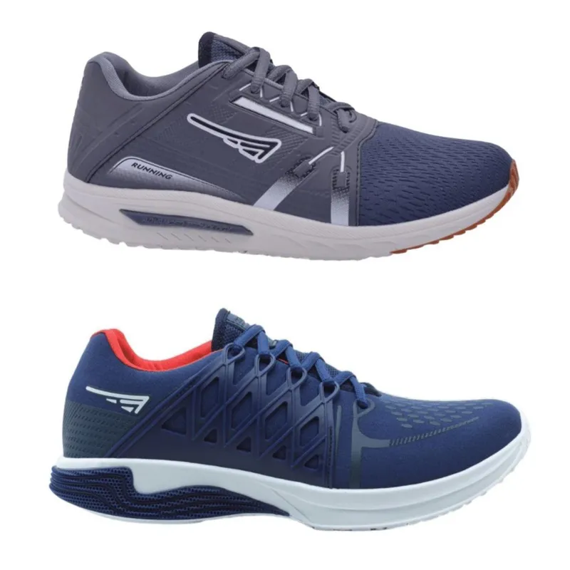 Kit 2 Pares Tênis Esportivo Masculino FXB Leve Confortável