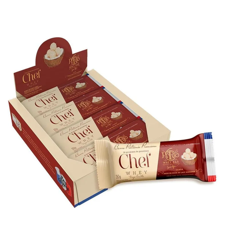 Barra de Proteína Premium Display C/ 12 Uni - Che f Whey