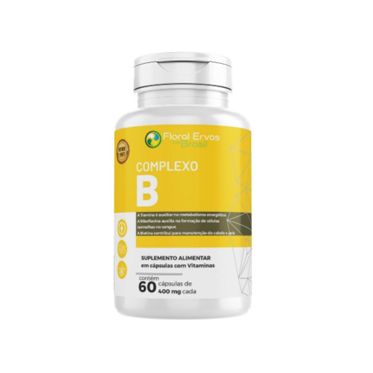 Complexo B 400mg 60 cps Floral Ervas
