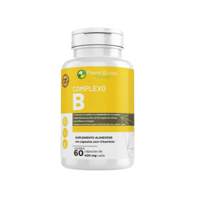 Complexo B 400mg 60 cps Floral Ervas