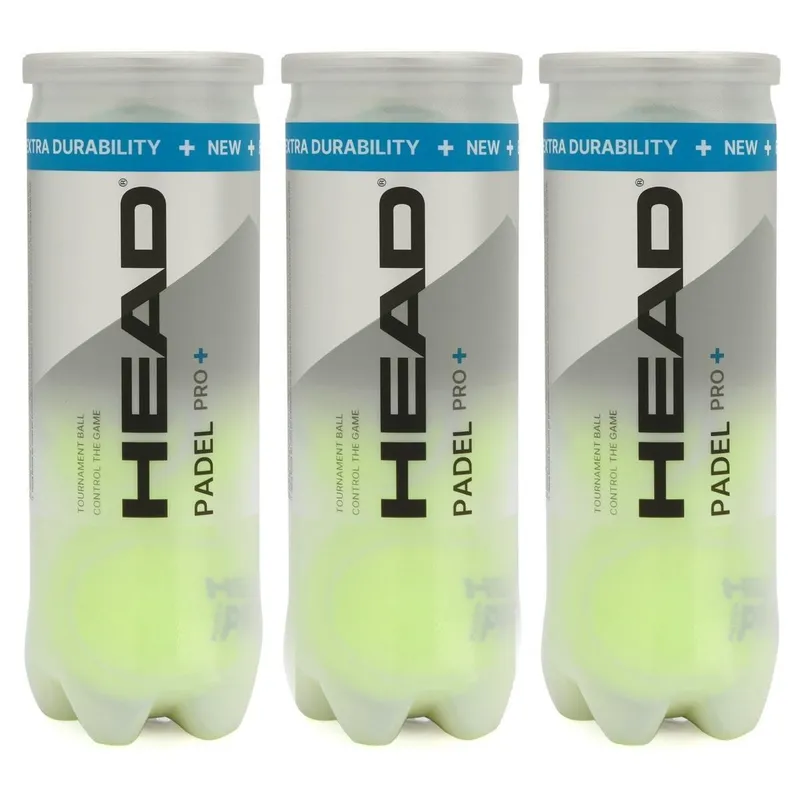 Bola De Padel Head Pro + Pack Com 03 Tubos