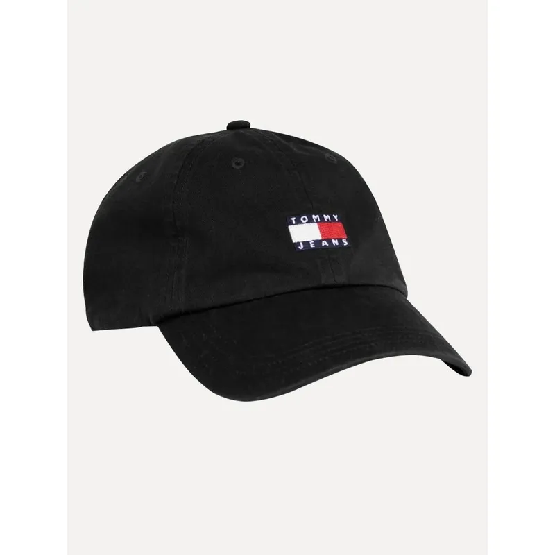 Boné Tommy Jeans Masculino Heritage Structured Preto