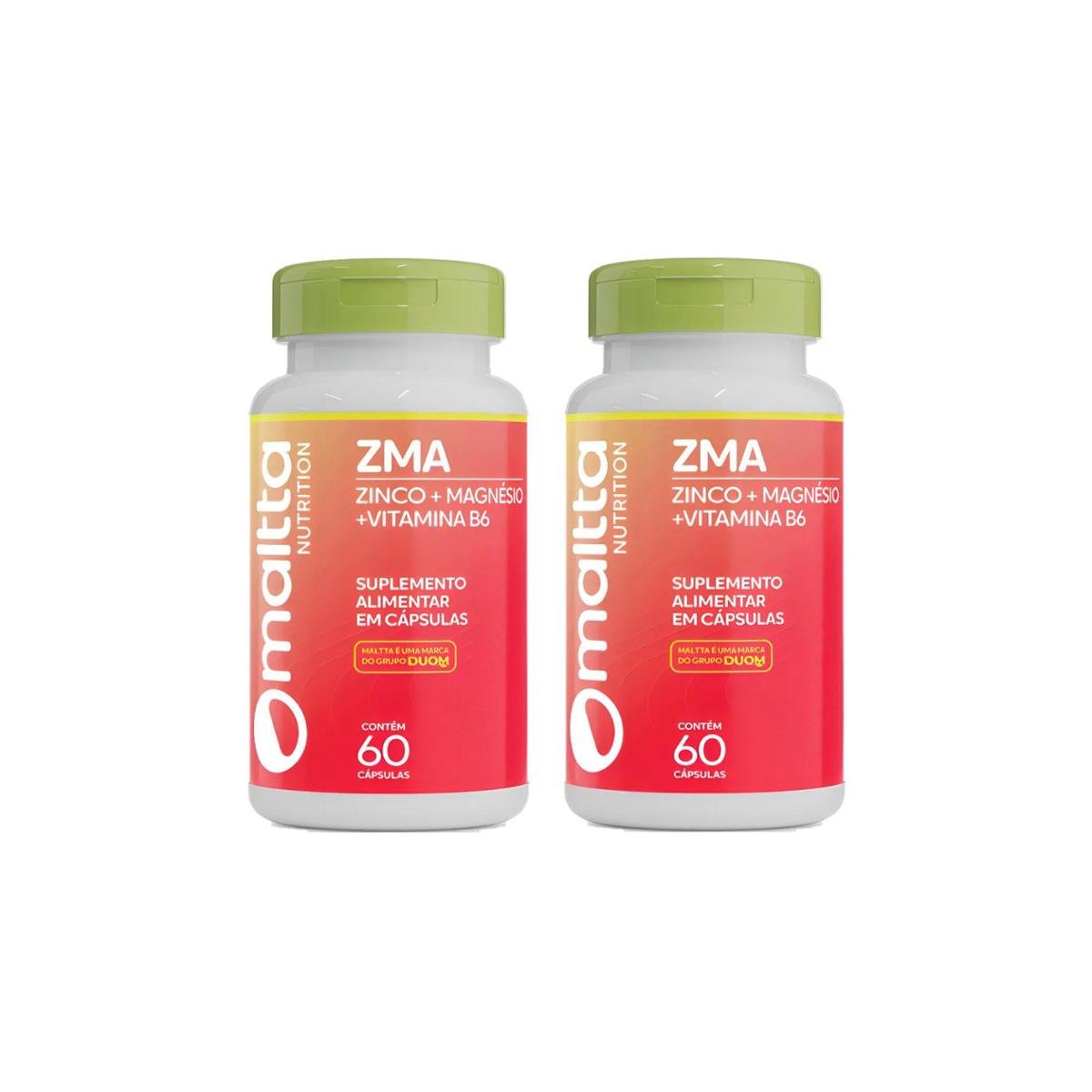 Kit 2 ZMA 2x60 cápsulas Maltta Nutrition