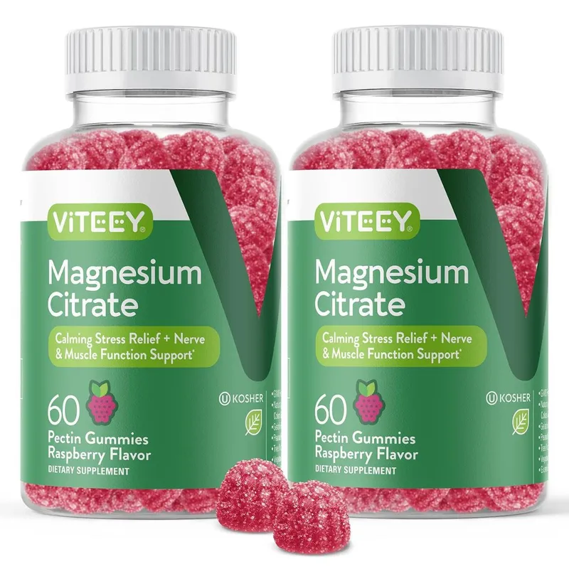 Suplemento Viteey Magnesium Citrate Gummies 120 Gummies