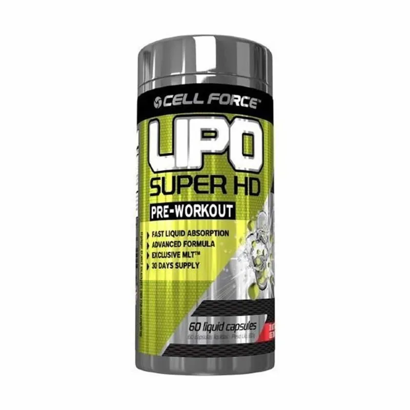 Lipo Super HD - 60 Cápsulas - Cell Force