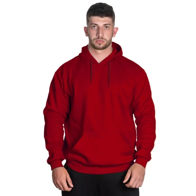 Blusa De Moletom Canguru Casaco De Frio Liso