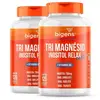 Kit 2 Tri Magnésio Inositol + Vitamina B6 240 Caps - Bigens