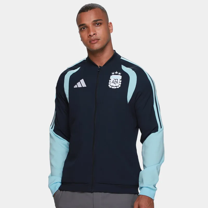 Jaqueta Seleção Apresentação Argentina 2026 Adidas Masculina