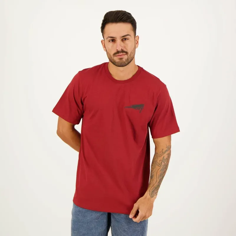 Camiseta Approve Spare Star Vinho