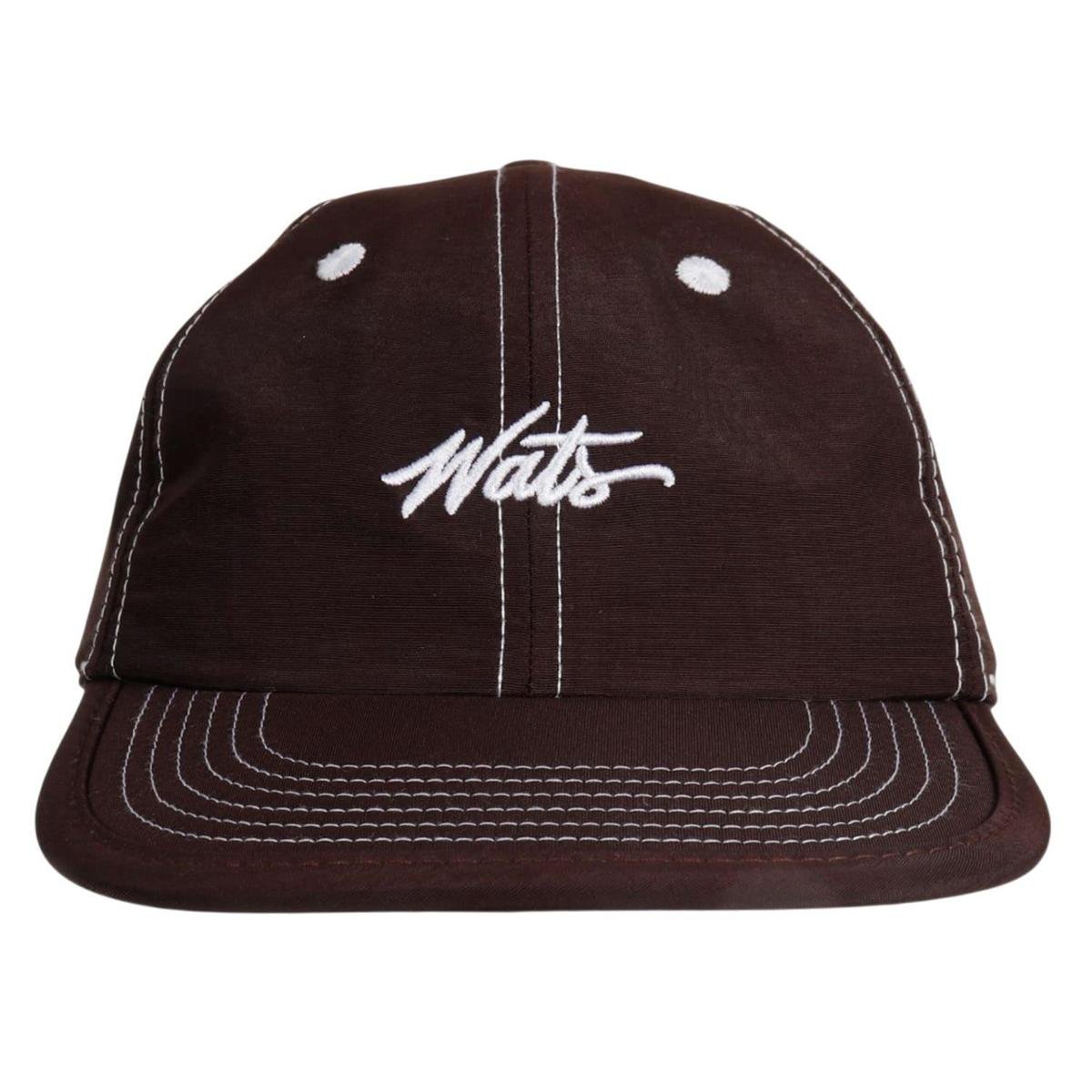 Boné Wats Five Panel Pesponto Marrom