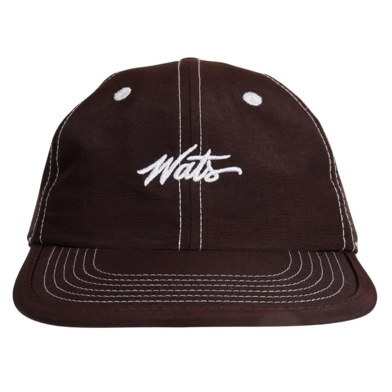 Boné Wats Five Panel Pesponto Marrom