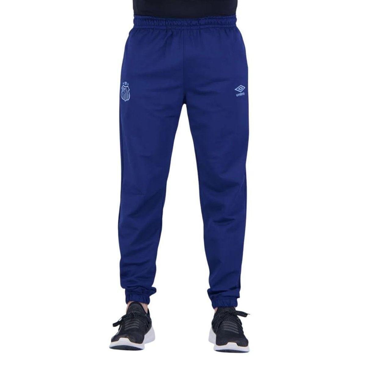 Calça Umbro Santos Viagem 2024/25 Masculina - Marinho P