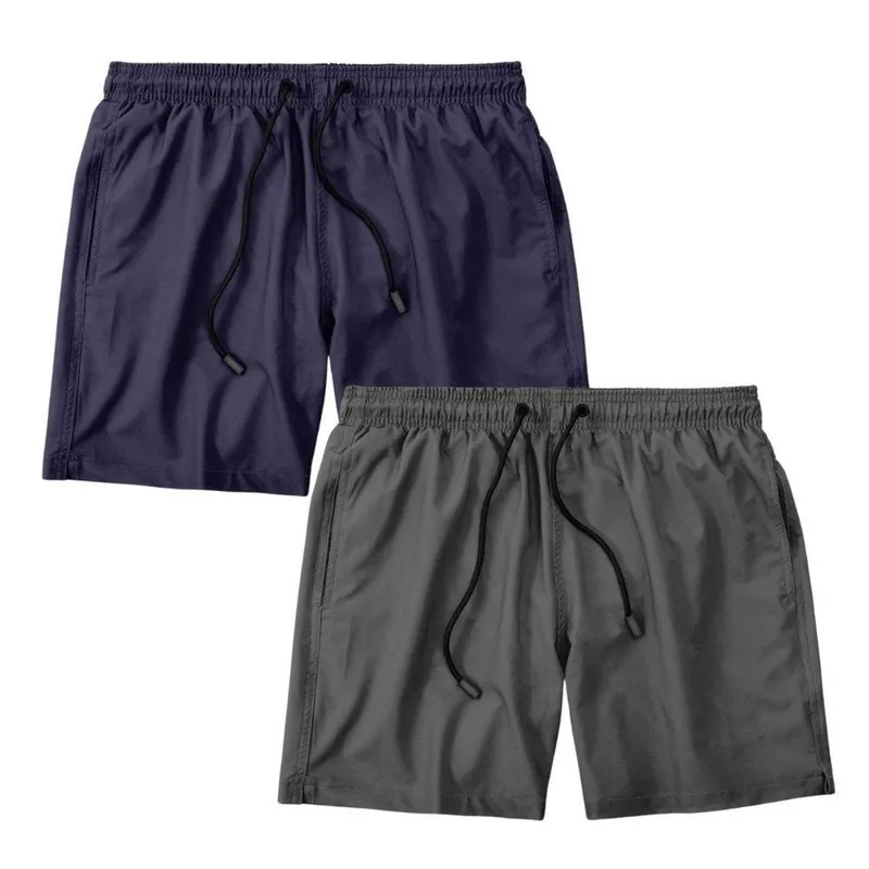Kit 2 Shorts Masculino Bermuda Praia Academia Treino Esporte Shorts Gênero:Homem;Tamanho:G;Cor: