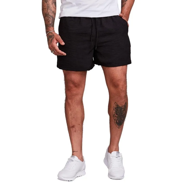 Shorts Linho Bermuda Masculina Verão