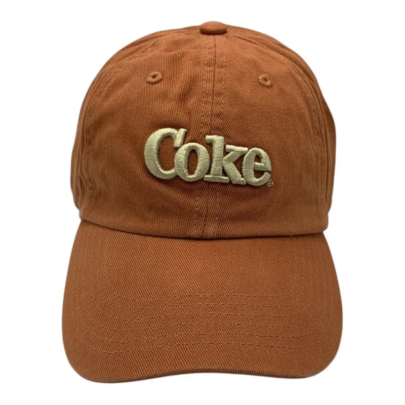 Boné Coca Cola Masculino Bordado Frontal Logo Coke 39818 Marrom