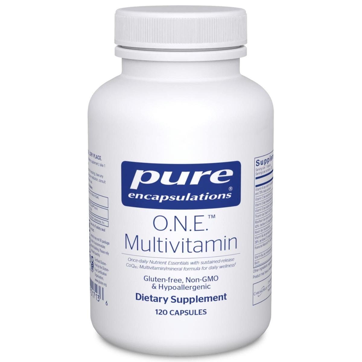 Encapsulamentos multivitamínicos puros O.N.E. 120 cápsulas