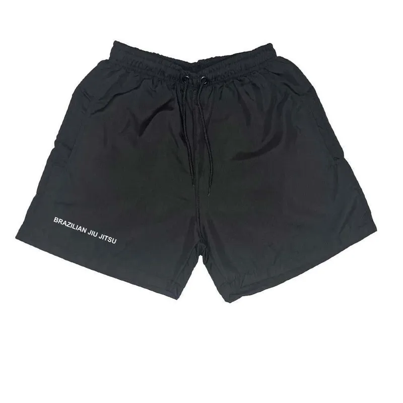 Short Masculino Tactel Cordão Ajustável Treino Jiu Jitsu