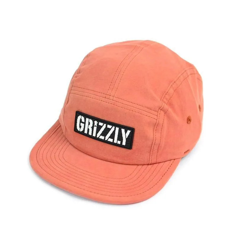 Boné Grizzly 5Panel Og Stamp Camper Rust Cor:;Tamanho:Unico