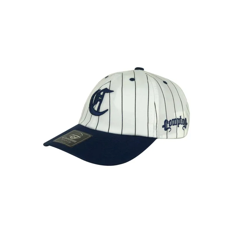 Boné Rhino Size Dad Hat "C" Risca Cinza e Azul