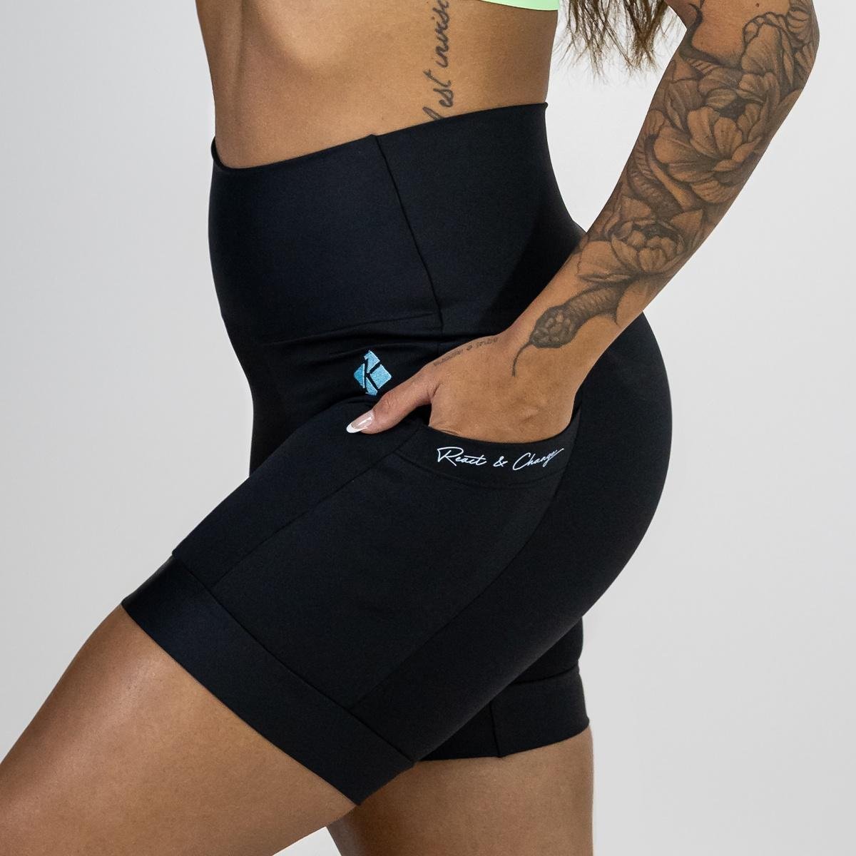 Shorts Kínitro Open Blackout com Bolso Feminino