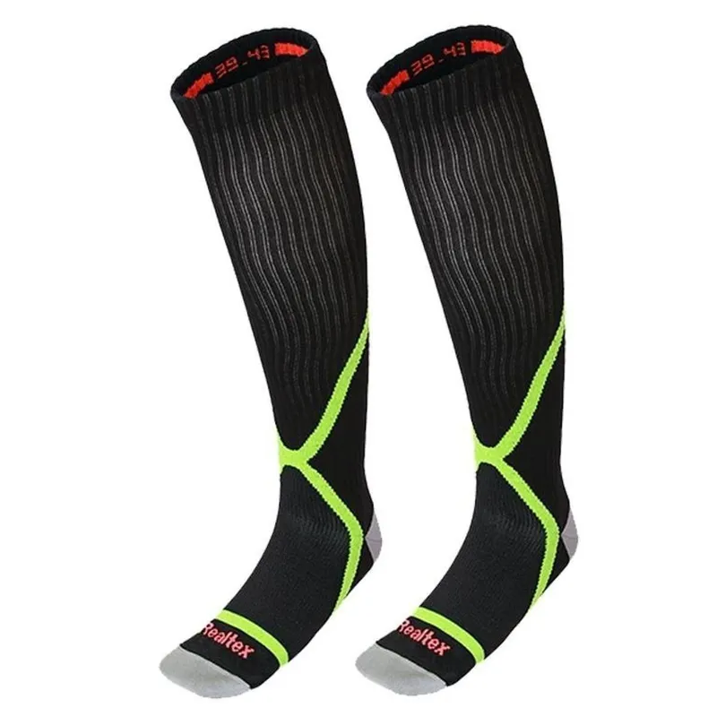 Meia De Compressão Realtex Cano Longo Masculina