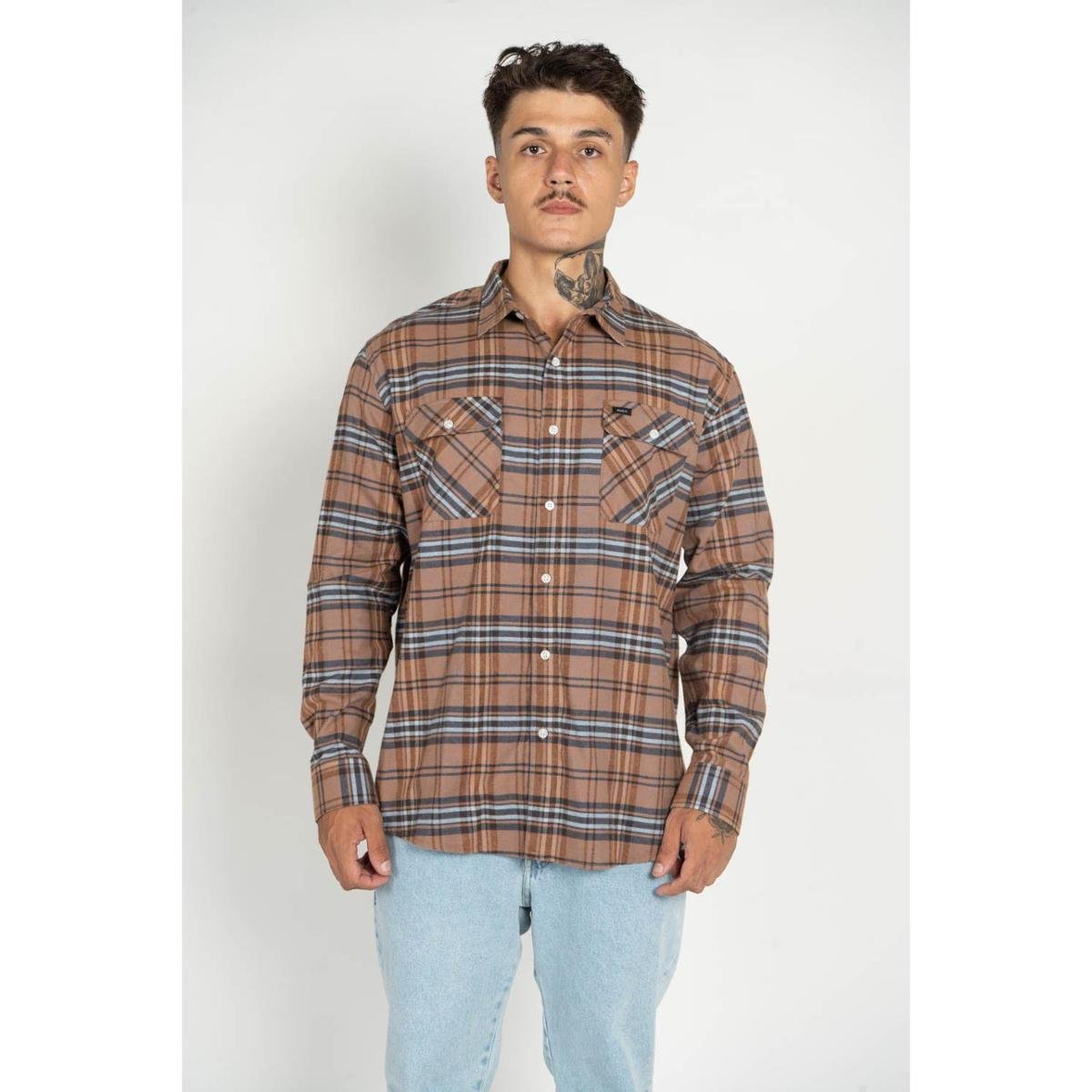 Camisa RVCA M/L Va Cpo Multicores-MULTI CORES-P