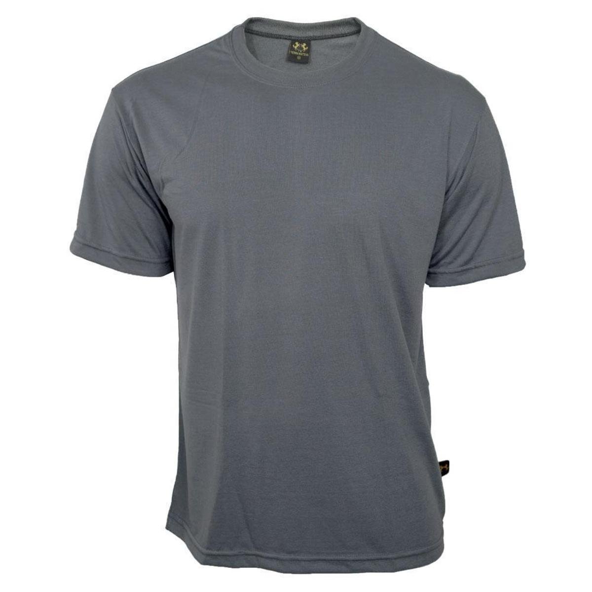 Camisa Camiseta Malha Pv Básica Uniforme Empresa Trabalho