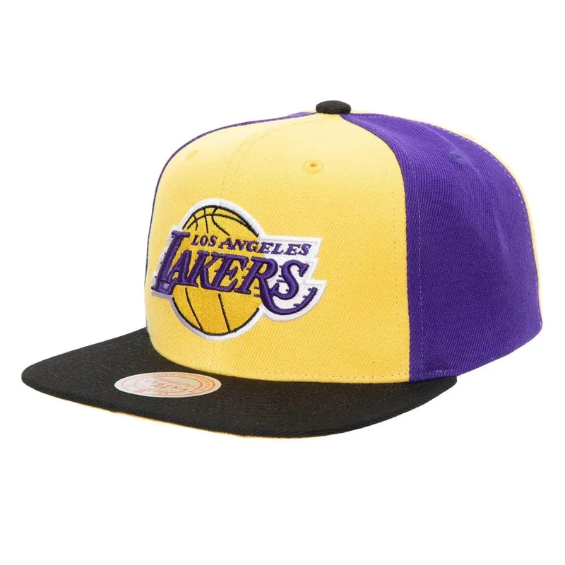 Boné Mitchell & Ness NBA On The Block Snapback Los Angeles Lakers Masculino