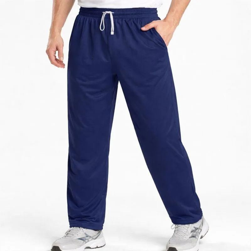 Calça masculina chimpa com 3 bolsos, cordão regulador