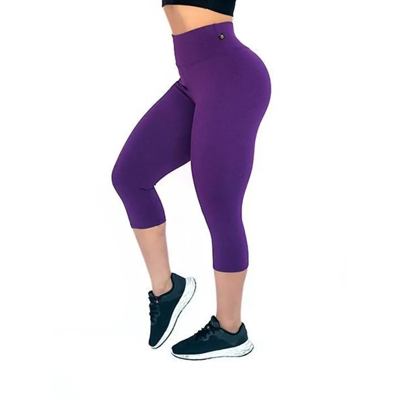 Calça Corsario Poliamida Fitness Academia Ótima Compressão