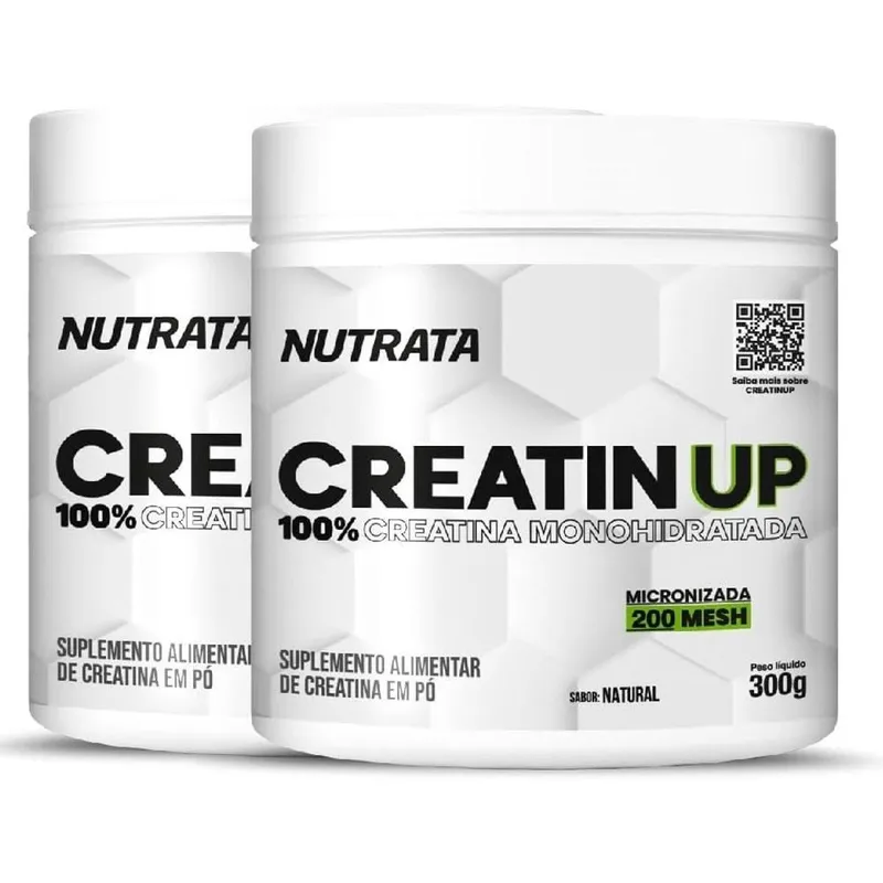 Kit 2X Creatina Monohidratada Pura (300g) Nutrata